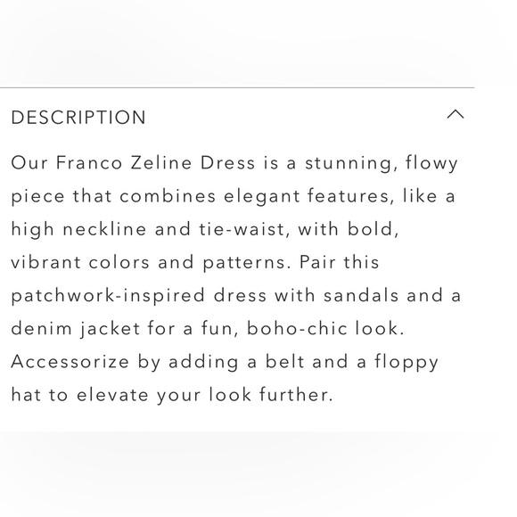 Johnny Was Franco Zeline Maxi Dress NWT - Picture 5 of 9